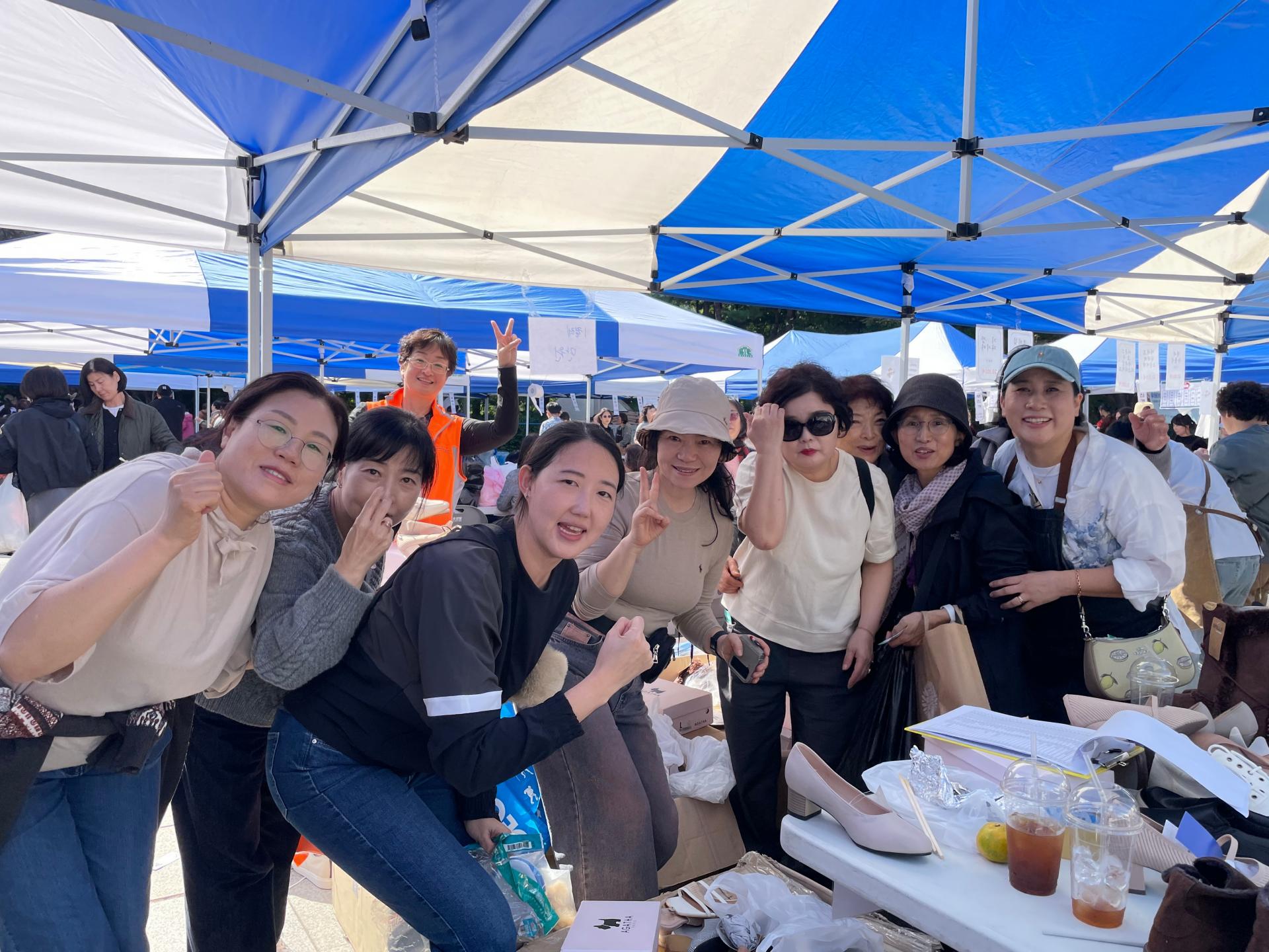왕십리  바자회(발달장애인 기금마련)